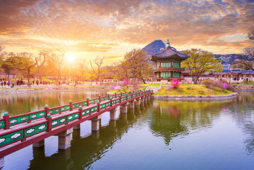 Scenic landscape of Seoul